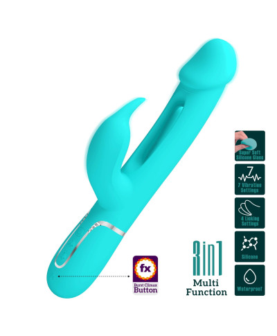 PRETTY LOVE - Kampas Green 7 vibration functions 4 licking settings