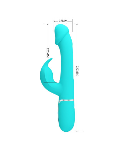 PRETTY LOVE - Kampas Green 7 vibration functions 4 licking settings