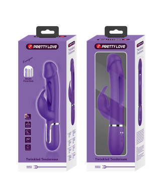 PRETTY LOVE - Kampas dark Purple 7 vibration functions 4 licking settings