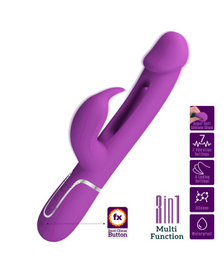 PRETTY LOVE - Kampas Purple 7 vibration functions 4 licking settings