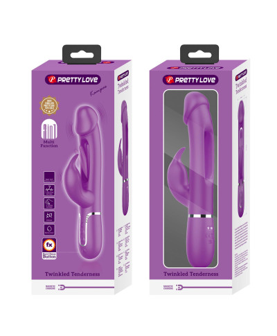 PRETTY LOVE - Kampas Purple 7 vibration functions 4 licking settings