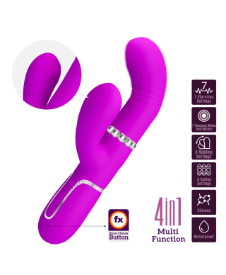 PRETTY LOVE - Mariana Purple 7 vibration functions 7 thrusting settings 4 rolling functions 4 nodding functions