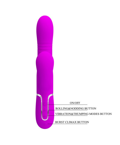 PRETTY LOVE - Mariana Purple 7 vibration functions 7 thrusting settings 4 rolling functions 4 nodding functions