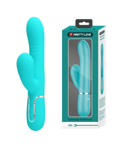 PRETTY LOVE - Mariana light blue 7 vibration functions 7 thrusting settings 4 rolling functions 4 nodding functions