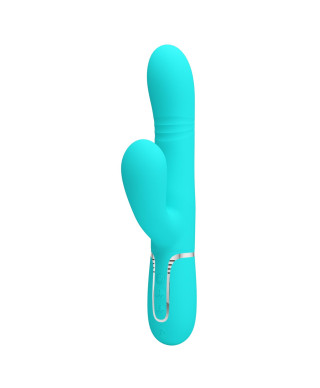 PRETTY LOVE - Mariana light blue 7 vibration functions 7 thrusting settings 4 rolling functions 4 nodding functions