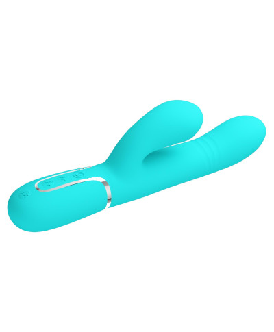 PRETTY LOVE - Mariana light blue 7 vibration functions 7 thrusting settings 4 rolling functions 4 nodding functions