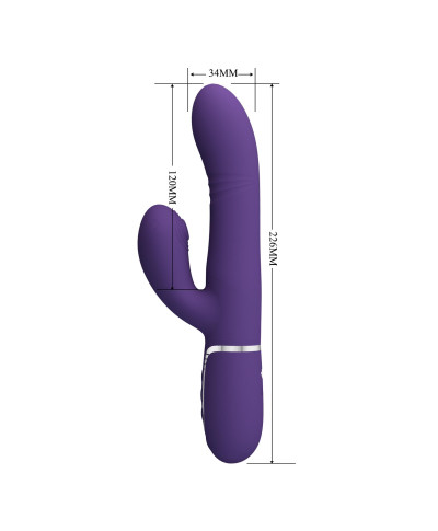 PRETTY LOVE - Mariana dark purple 7 vibration functions 7 thrusting settings 4 rolling functions4 nodding functions