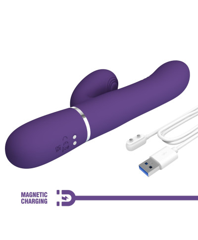 PRETTY LOVE - Mariana dark purple 7 vibration functions 7 thrusting settings 4 rolling functions4 nodding functions