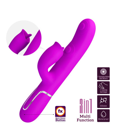 PRETTY LOVE - Gigi Purple 7 thumping functions 7 licking modes