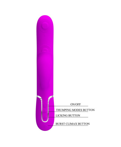 PRETTY LOVE - Gigi Purple 7 thumping functions 7 licking modes