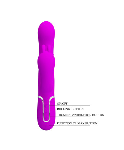 PRETTY LOVE - Cammy Purple Twinkled Tenderness 7 thumping functions 7 vibration functions 4 rolling functions