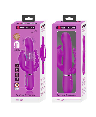 PRETTY LOVE - Cammy Purple Twinkled Tenderness 7 thumping functions 7 vibration functions 4 rolling functions