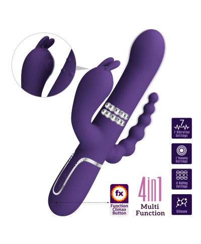 PRETTY LOVE - Cammy Dark Purple Twinkled Tenderness 7 thumping functions 7 vibration functions 4 rolling functions