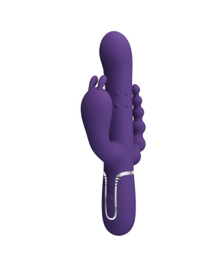 PRETTY LOVE - Cammy Dark Purple Twinkled Tenderness 7 thumping functions 7 vibration functions 4 rolling functions