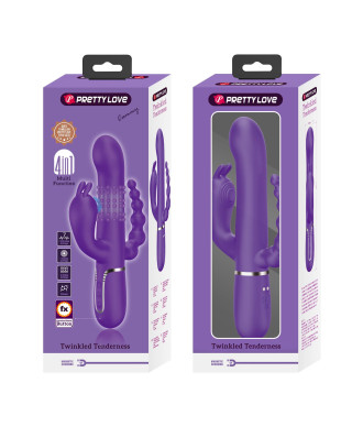 PRETTY LOVE - Cammy Dark Purple Twinkled Tenderness 7 thumping functions 7 vibration functions 4 rolling functions