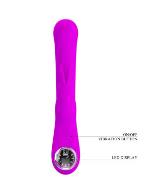 PRETTY LOVE - Skylar Purple 10 vibration functions 9 speed levels 10 thumping functions