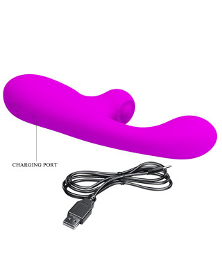 PRETTY LOVE - Skylar Purple 10 vibration functions 9 speed levels 10 thumping functions