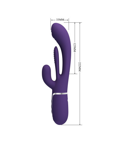 PRETTY LOVE - Shonia Dark Purple Twinkled Tenderness 7 thumping functions 7 vibration functions