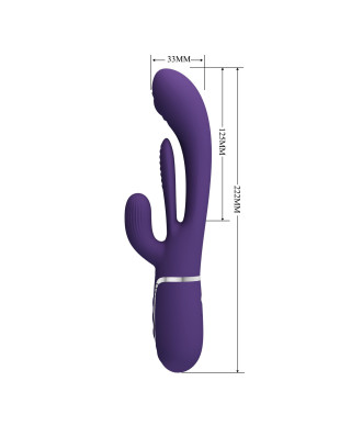 PRETTY LOVE - Shonia Dark Purple Twinkled Tenderness 7 thumping functions 7 vibration functions