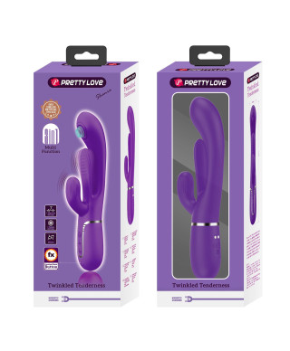 PRETTY LOVE - Shonia Dark Purple Twinkled Tenderness 7 thumping functions 7 vibration functions