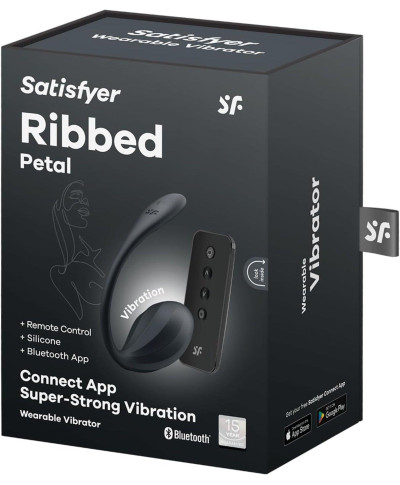 Ribbed Petal black Connect App