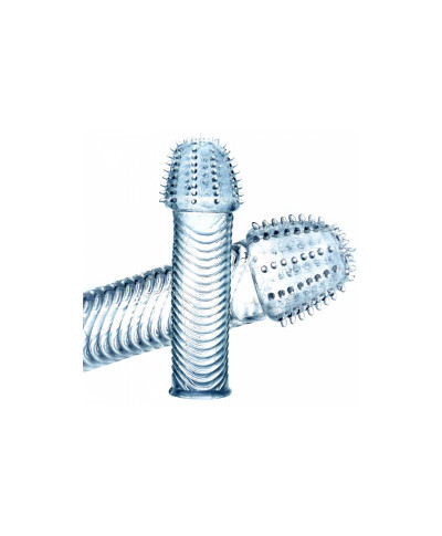 Elastyczna nakładka na penisa z kolcami stymuluje