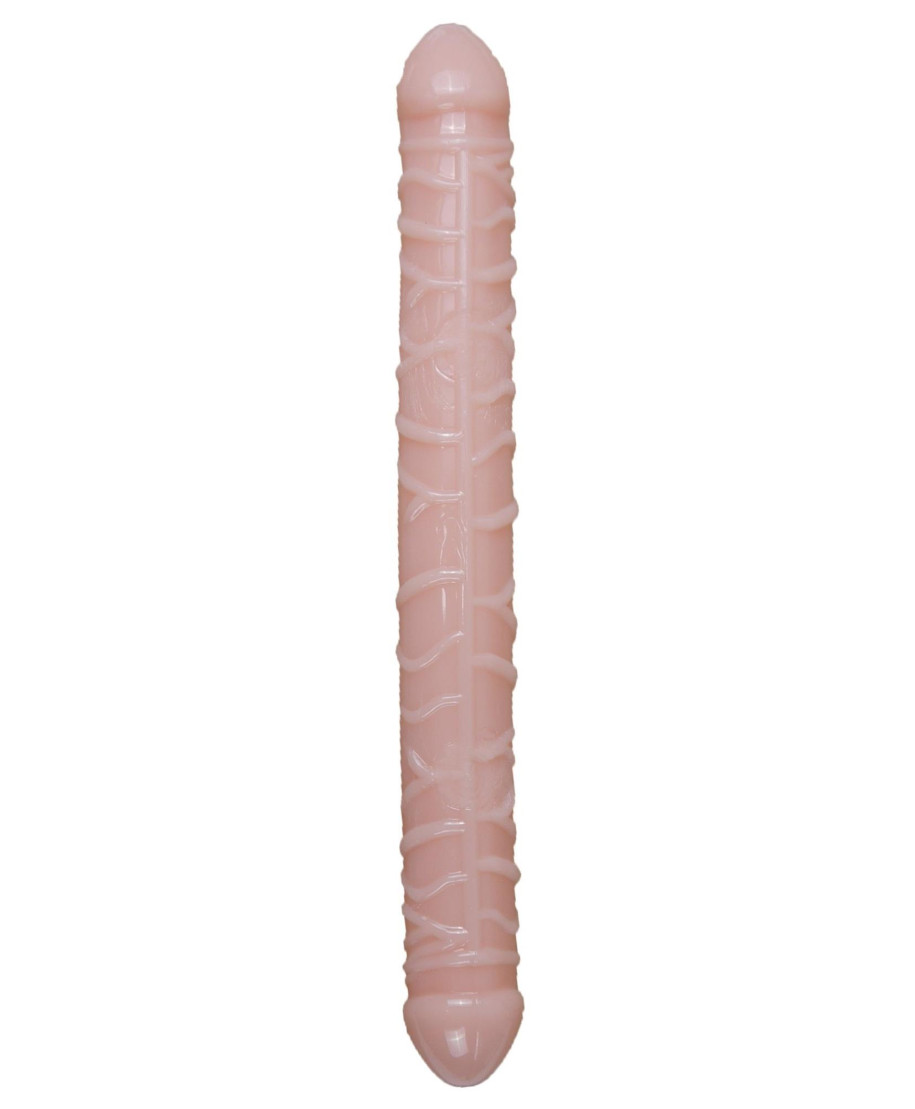 Penis podwójny dildo z żyłami sex lesbijski