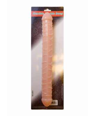 Penis podwójny dildo z żyłami sex lesbijski