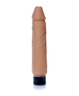 Wibrator z cyberskóry naturalny członek penis 22cm