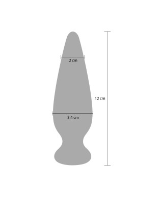 Korek analny zatyczka plug wibracje 12 cm 7 trybów