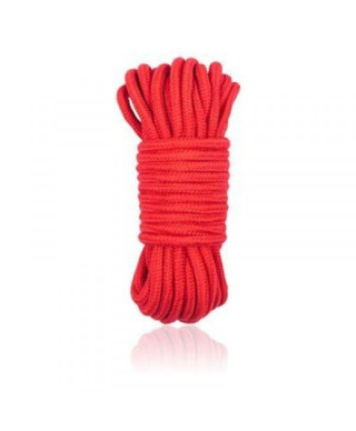 Wiązania-COTTON ROPE 5M RED