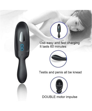 Adjustable male penis masturbator