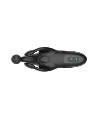 Tapping and vibrating penis stimulator