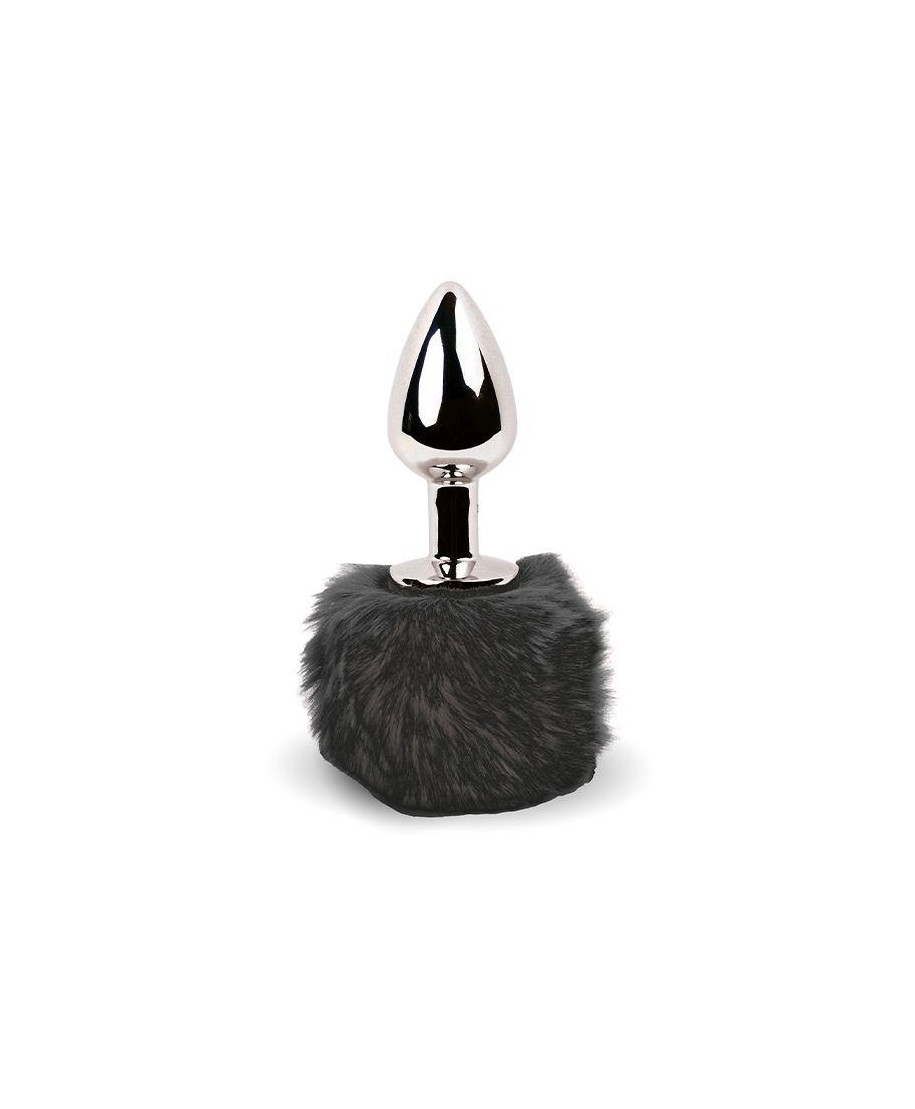 FeelzToys -Bunny Tails Butt Plug Black