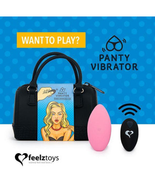FeelzToys - Panty Vibe Remote Controlled Vibrator Pink