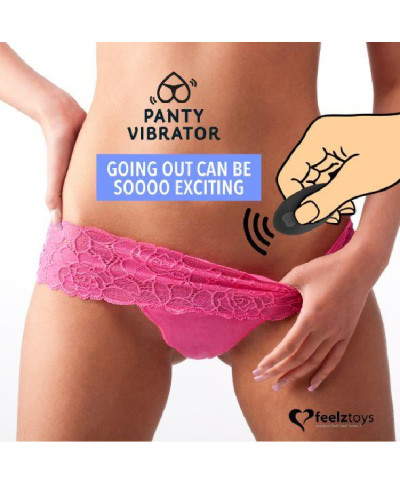 FeelzToys - Panty Vibe Op afstand bedienbare vibrator Zwart