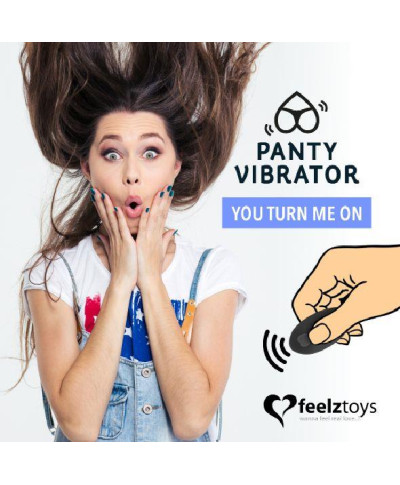 FeelzToys - Panty Vibe Op afstand bedienbare vibrator Zwart