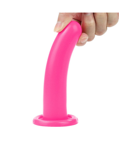 Silikonowe dildo do strap-ona sex analny różowe