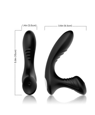 Masażer stymulator prostaty korek analny 15cm 9try