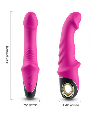 Wibrator do punktu g sex masażer 9 trybów 22 cm