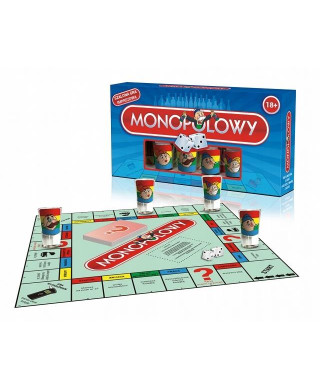 Gra imprezowa alkoholowa monopolowy plus kieliszki