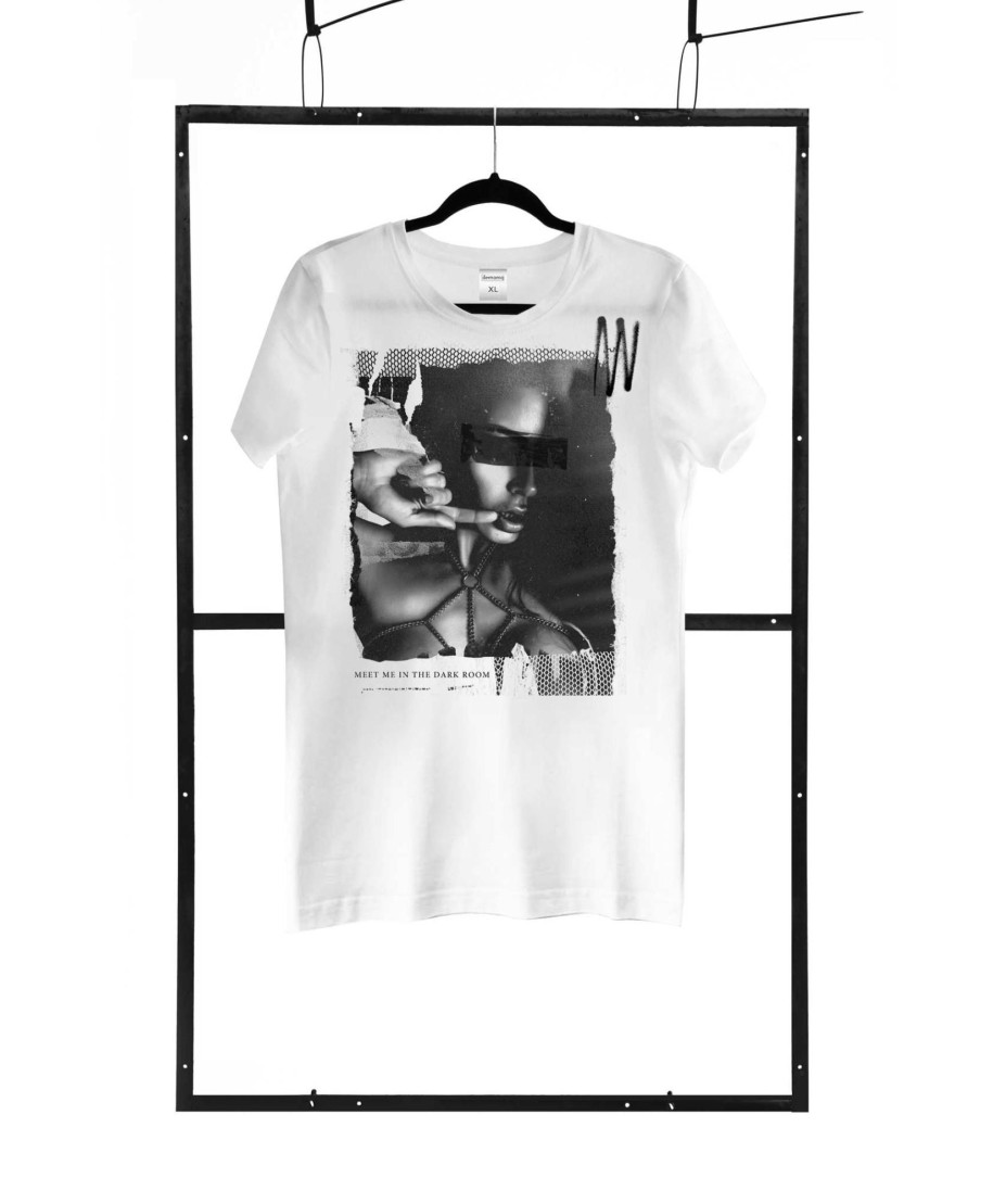 T-shirt men white XL regular