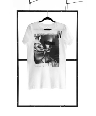 T-shirt men white XL regular