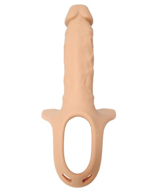 Proteza strap-on pusta przedłużająca penisa 24cm