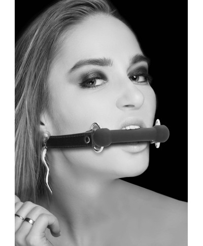 Silicone Bit Gag - With Adjustable Bonded Leather Straps