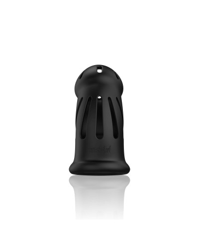 Model 27 - Ultra Soft Silicone Chastity Cage - Black