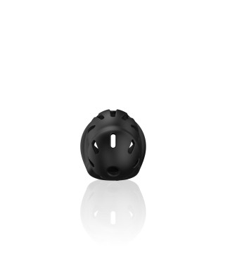 Model 27 - Ultra Soft Silicone Chastity Cage - Black