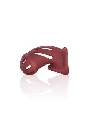 Model 28 - Ultra Soft Silicone Chastity Cage - Red