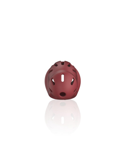 Model 28 - Ultra Soft Silicone Chastity Cage - Red