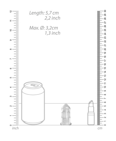 Model 29 - TPE Chastity Cage - Transparent